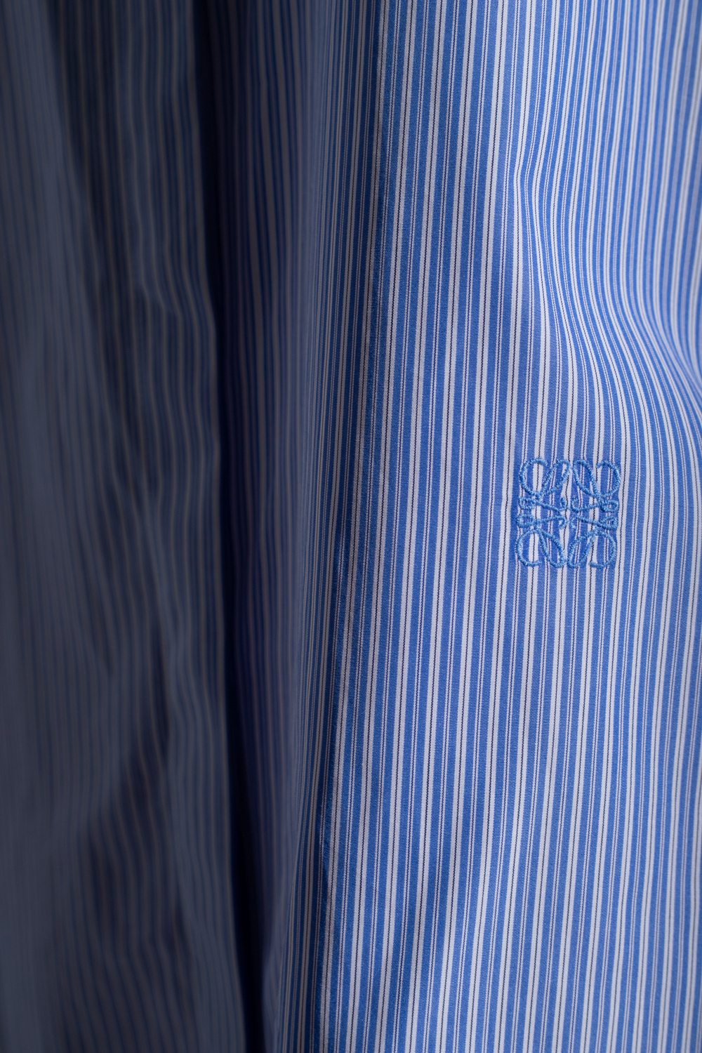 【関税&送料込】Loewe Blu Navy Girocollo Maniche Corte Svasa Loewe Cotton T | SchaferandweinerShops - Men's Clothing